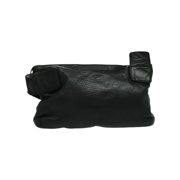 Pre Loved Gucci GG Marmont Leather Shoulder Bag Unisex Black - Picture 3 of 8